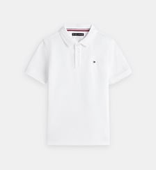 Polo droit flag en coton piqué Tommy Hilfiger
