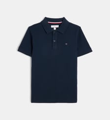 Polo droit flag en coton piqué Tommy Hilfiger