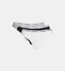 Lot de 3 slips Modern Logo en coton Calvin Klein