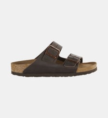 Mules plates Arizona SFB en cuir Birkenstock