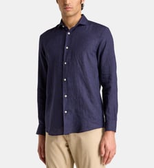 Chemise droite Antonio en lin Frescobol Carioca