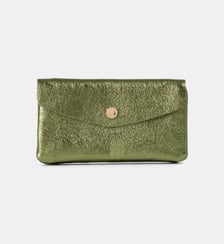 Pochette Twin en cuir irisé Les Cléias