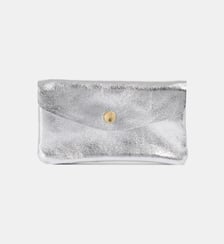 Pochette Twin en cuir irisé Les Cléias
