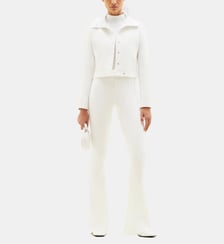 Veste courte Vinyle droite coton mélangé Courrèges