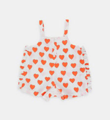 Combinaison courte en coton à motif Tinycottons