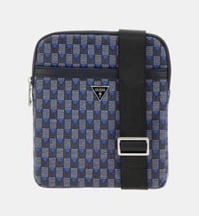Sac besace Jet Set eco toile monogrammée Guess