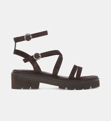 Sandales plates Ines en cuir Mellow Yellow