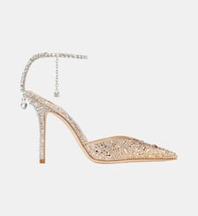 Escarpins ornés de cristaux Saeda 100 Jimmy Choo
