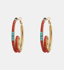 Turquoise et rouge