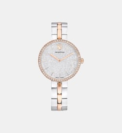Silver tone rose gold tone pvd