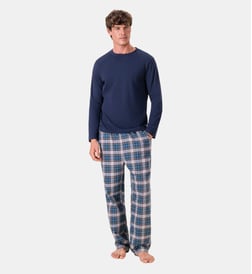 Marine tartan bleu canard