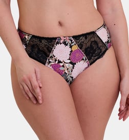 Imprimé dahlia foncé