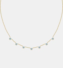 Or jaune et bleu clair