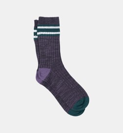 Violet foncé et vert