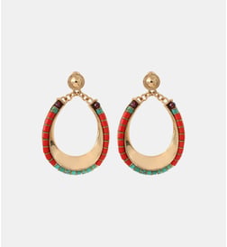 Turquoise et rouge