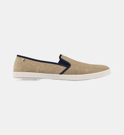 Beige et bleu