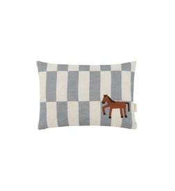Blue tiles horse