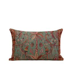 Turquoise et multicolore