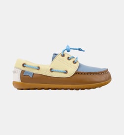 Marron et bleu