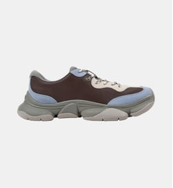 Marron et bleu
