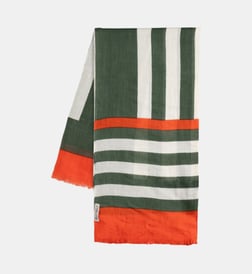 Vert et orange et blanc