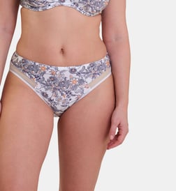 Imprimé paisley mûre et mandarine