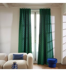 Bleu pétrole et vert