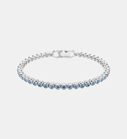 Blue et rhodium plated