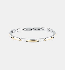 Stainless steel et yellow rose