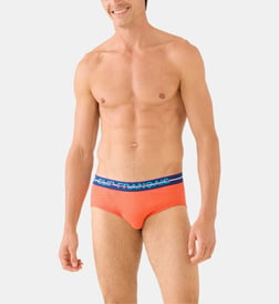 Orange et bleu