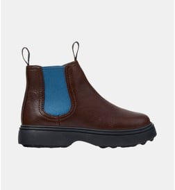 Marron foncé et gris foncé