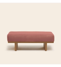Velours pêche rosé