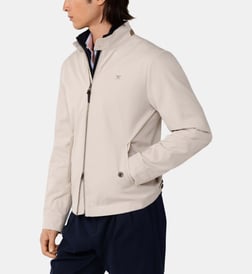 Veste De Champ Hackett London – Taille M, Blazer Blanc, Coton, Légère, Style Militaire Chic