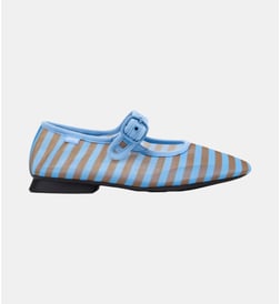Bleu et marron