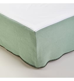 Vert de gris et feston noir