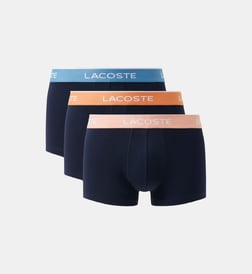 Bleu marine, rose, orange et bleu