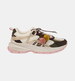 Blanc, rose et kaki