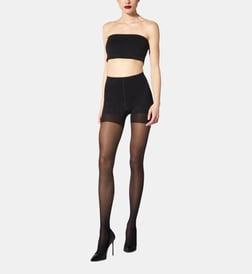 Collants Wolford ANIIVERSARY Taille L - Noir, Design Croisé, Stretch Et Respirant
