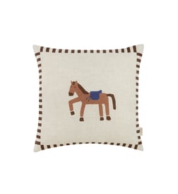 Charcoal stripes horse