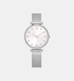 Silver tone stainless steel
