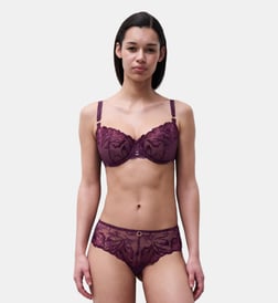 Aubergine lurex