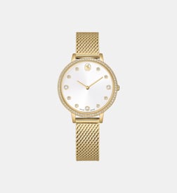 White et gold tone pvd