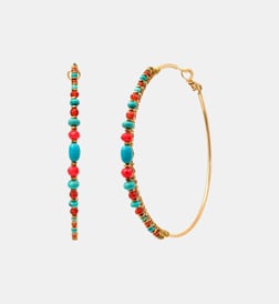 Turquoise et rouge