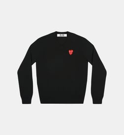 Pull Chrome Hearts Col Ras Du Cou - Logo Cœur Et Poignard Au Dos - Taille M - Orange