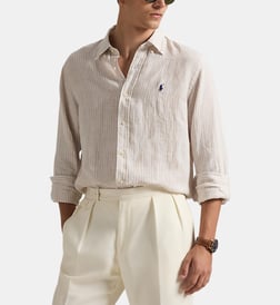 Beige et blanc
