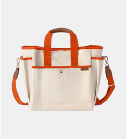 Beige et orange