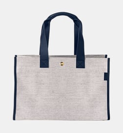 Beige et bleu marine