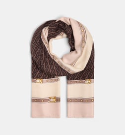 Rose et marron et beige