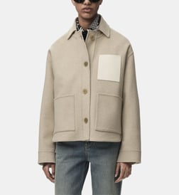 Beige et blanc