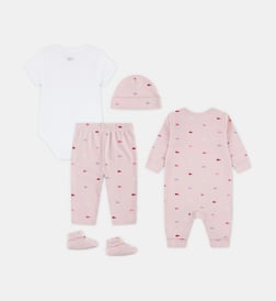 Rose et blanc